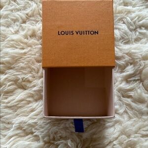 Louis Vuitton Tan and Blue Box
